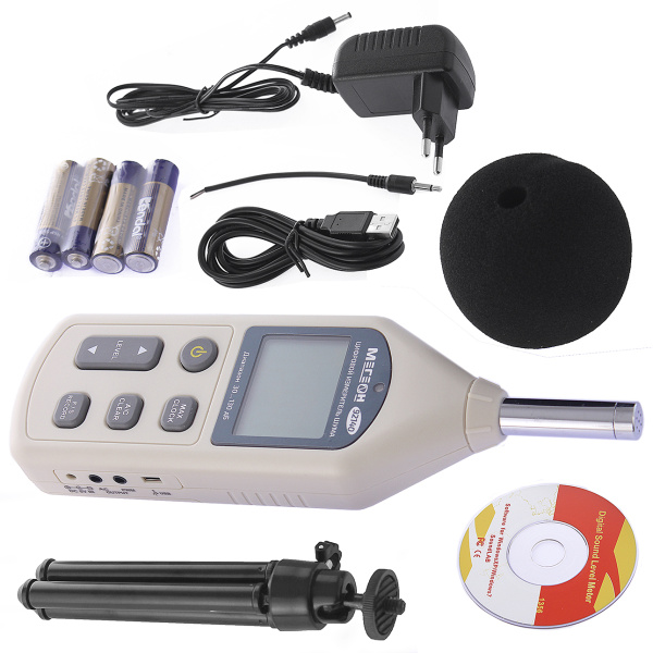 Цифровой шумомер с функцией регистратора МЕГЕОН 92140 купить по низкой цене | МАКСПРОФИТ